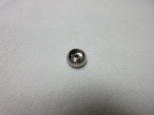 VINTAGE 9.8 MM SILVER POCKET WATCH CROWN WATCHMAKERS REPLACEMENT PART #12 - Picture 4 of 5