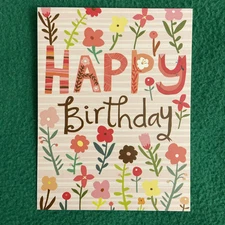 Leanin’ Tree Birthday Greeting/Note Card “Happy Birthday…”