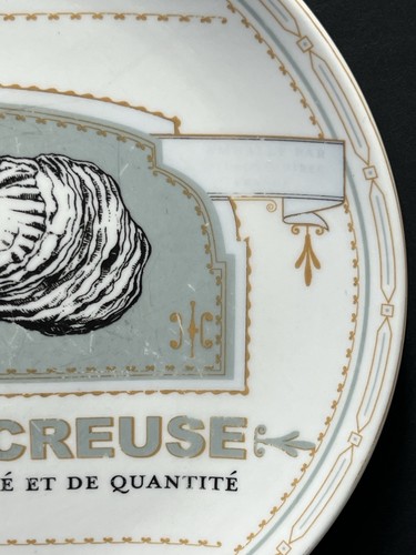 Plato de postre ensalada de gres Creative Co-Op 8” Huitre Creuse “Cupped Oyster” - Imagen 4 de 10