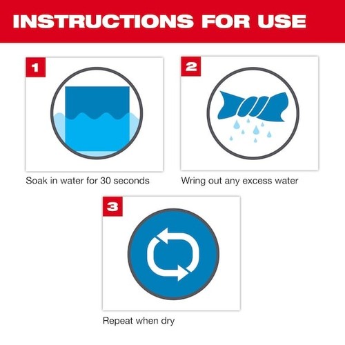 Milwaukee Tool 48-73-4545 Skull Cap,Polyester,Black/Blue - Picture 4 of 7