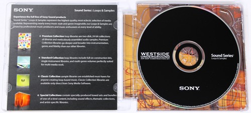 Sony Sound Series Westside Underground Hip-Hop Loops Sample Library/Sampling CD - Picture 2 of 3
