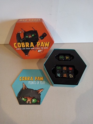 Cobra Paw Ninja-Like Know How Steals the Game! Dominos & Dice by Bananagrams - Picture 2 of 4