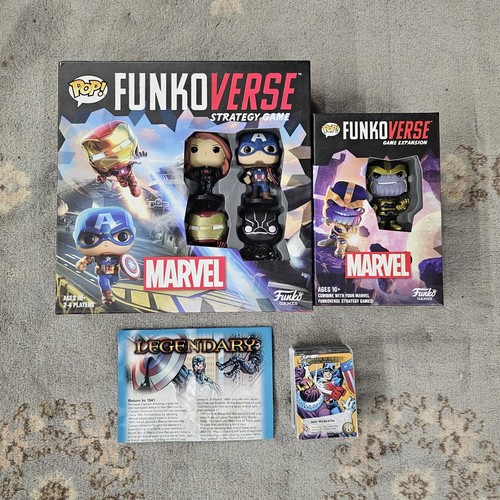 Marvel Legendary Captain America 75th Exp + Free Marvel Funkoverse mit Thanos