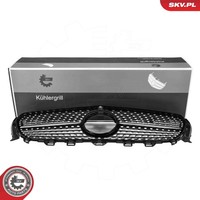 Esen SKV KüHlergrill KüHlergitter Schwarz GläNzend FüR Mercedes-Benz E-Klasse