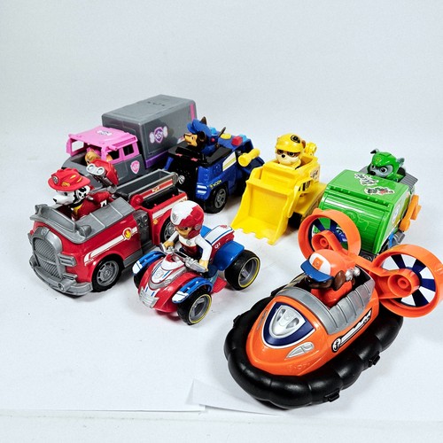Paw Patrol gemischtes Konvolut - Chase, Marshall, Rubble, Skye, Zuma Actionfiguren sehr guter Zustand