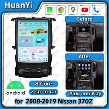 13.8" Tesla Style Car Radio Android GPS Navi Head Unit For Nissan 370Z 2008-2019