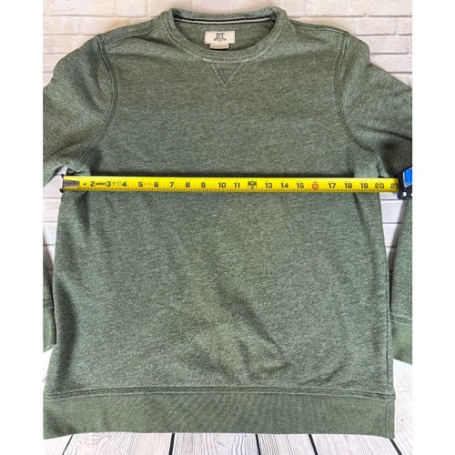 BT Supply Co. Mens Green Round Neck Long Sleeve Pullover Sweatshirt Size XL EUC - Picture 4 of 6