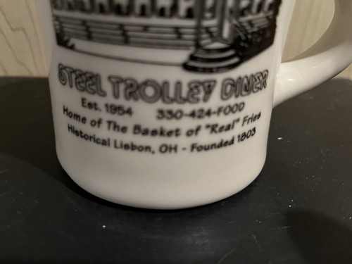 The Steel Trolley Diner Lissabon, Ohio dick weiß Kaffeebecher Teetasse Westford - Bild 6 von 8
