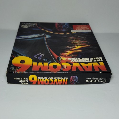Navcom 6 IBM And Compatibles 5.25" Computer Video Game Big Box Complete - Picture 6 of 7
