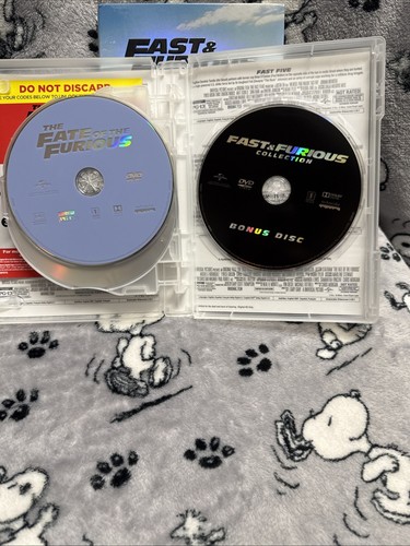Fast & Furious 8-Movie Collection Plus Bonus Disc [DVD] VG+ - Picture 7 of 8