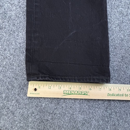 Levis 501 Jeans Herren 35x34 Straight Original Fit Modern Button Fly Schwarz - Bild 9 von 19