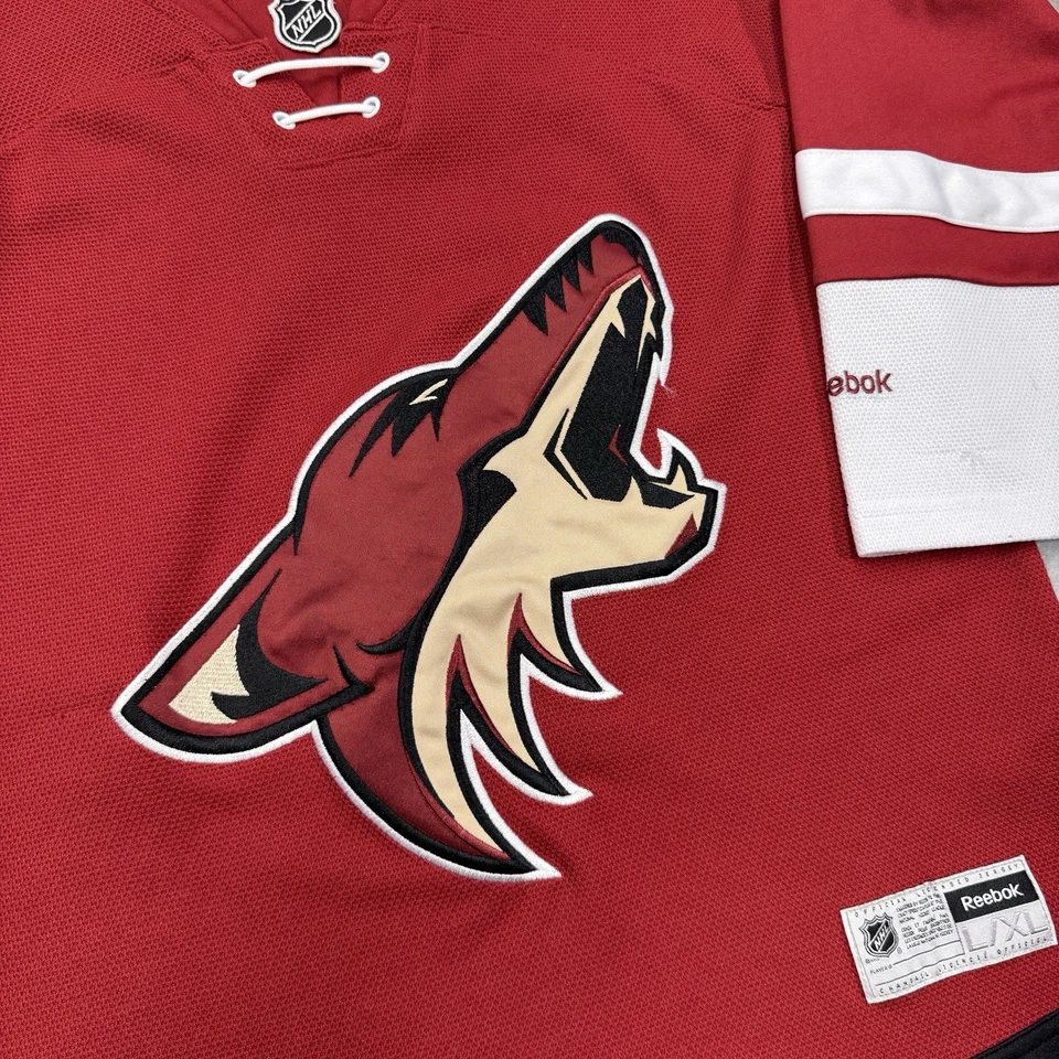 Camiseta Reebok Arizona Coyotes Juvenil XL Niños NHL Hockey Phoenix Cosida De Colección Foto 2 de 4