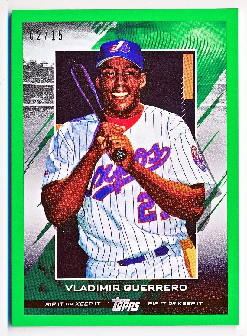 Topps Vladimir Guerrero Baseball Serial Numbered Sports Trading