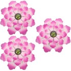 3pcs Eisenhandwerk Blumenwand Anhänger Innenwand Anhänger Eisenhängedekoration