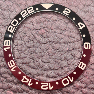 Ceramic Black/Rose Gold  Root Beer  Sloped Bezel Insert   Mod, NH35, US Ship