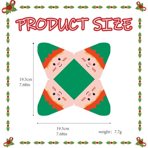Christmas Candy 12/24 Packs With Ribbon Christmas Paper Candy Wap For Giving - Picture 19 of 19