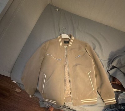 Visvim Beige Woven Bomber Jacket