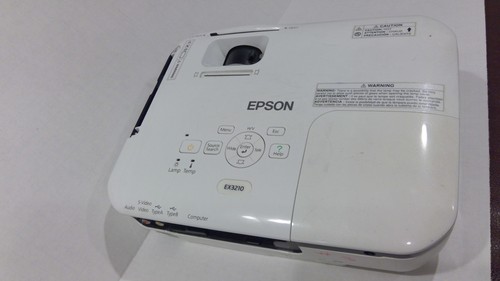 Epson EX3210 H430A XGA 3LCD 1080i 2800 Lumens Projector NO POWER CORD