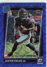 2021 Donruss Optic #204 Justin Fields Blue Scope