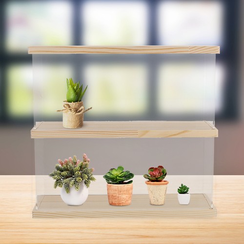 Acrylic Display Box Action Figure Stand Clear Rack Toy Exhibition Shelf - Bild 12 von 12