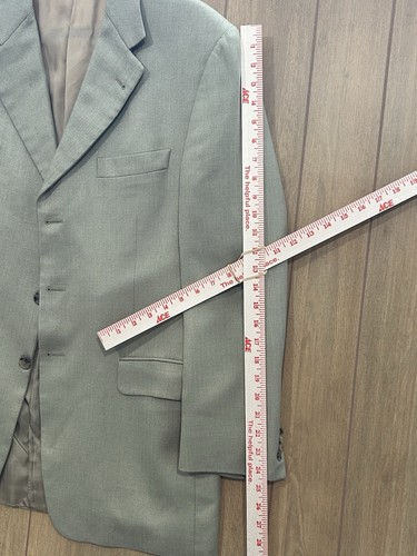 Blazer Burberry London 42R mezcla de seda cachemir champán 3 botones estilo clásico - Imagen 15 de 19