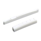 6 String Acoustic Guitar Bone Bridge Saddle and Nut Real Bone Parts
