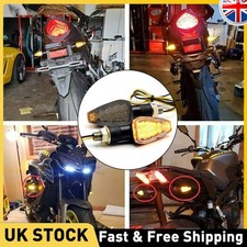 2x Motorcycle 14LED Turn Signals Blinker Light Indicator Amber Lamp For Kawasaki