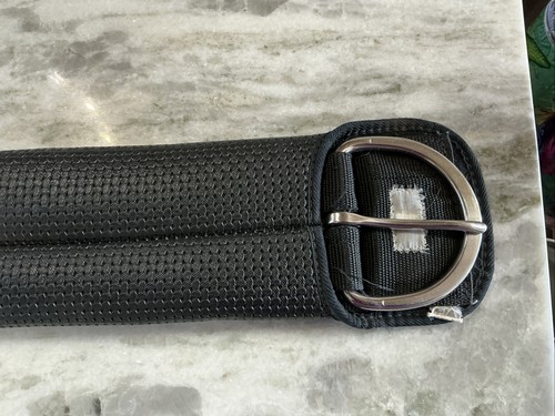 Western Waffle Neopren Sattel Cinch schwarz Pferdegurt 34" - Bild 2 von 7
