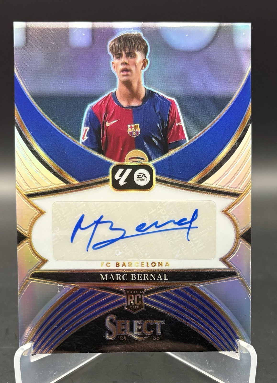 Marc Bernal 2024-25 Select La Liga Silver Auto Autograph Rookie RC Barcelona