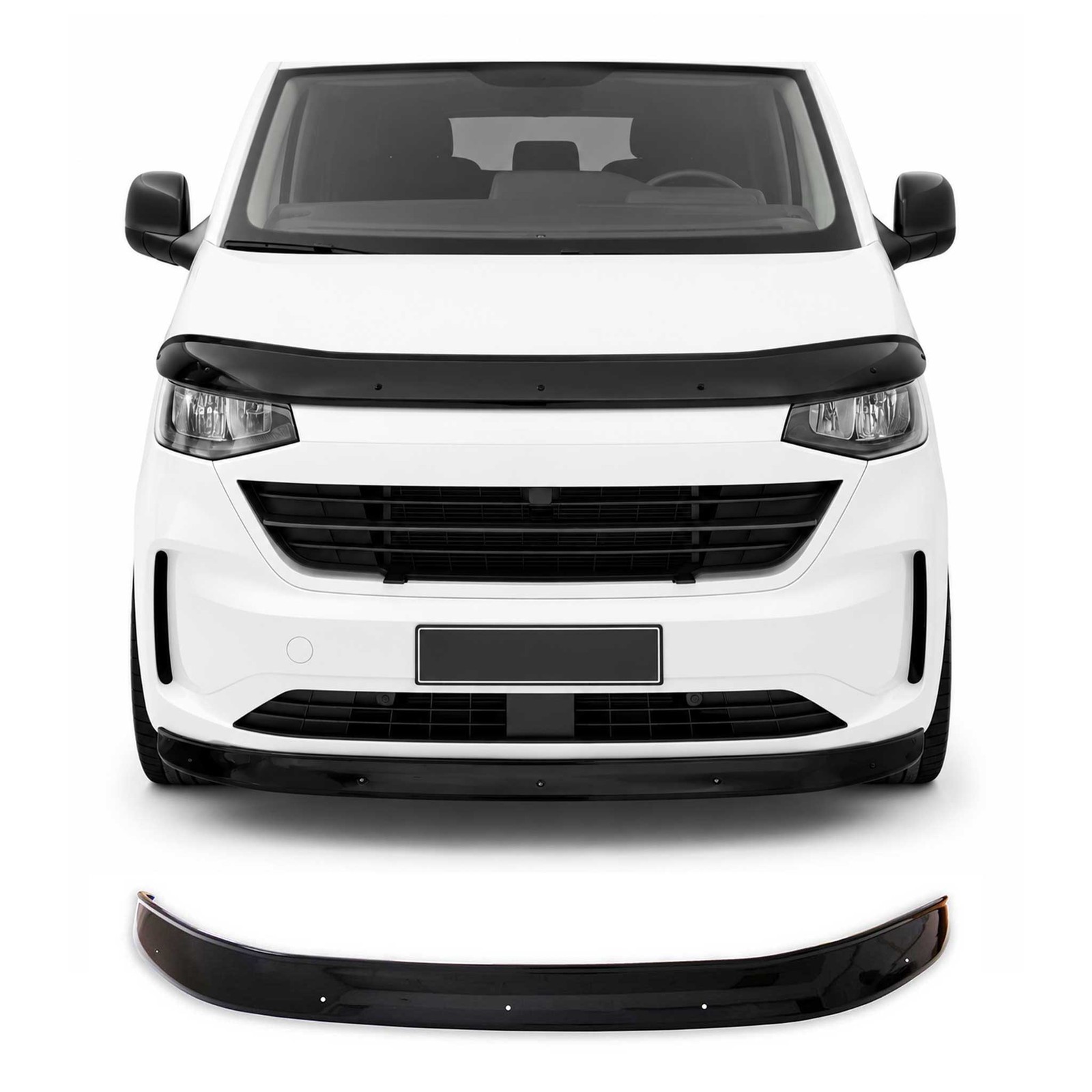 Déflecteur capot voiture pour VW T7 Transporter 2024 2025 2026 accessoire noir ABS