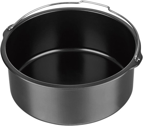 Baking Pan for Pressure Cookers, Air Fryers and Ovens- For 3 QT to 5QT Black - Picture 1 of 6