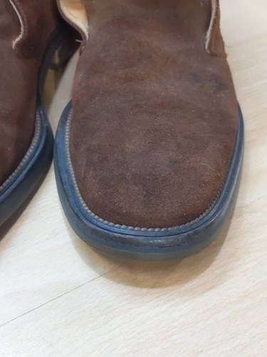 Martin Dingman Herren 11 Braun Leder Schnür Chukka Stiefel Schuhe Hergestellt in Italien - Bild 4 von 17