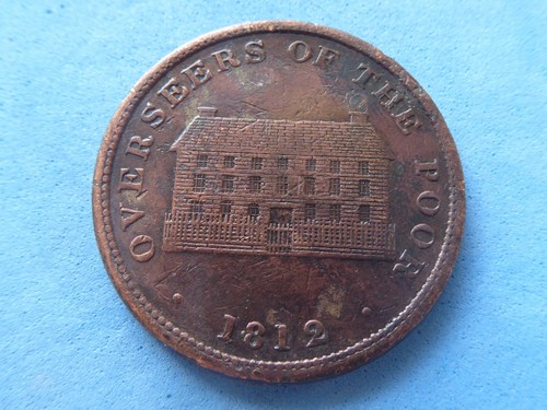 136) Great Britain Sheffield Penny Token 1812 Poor Condition! £3.50 - Picture 2 of 2