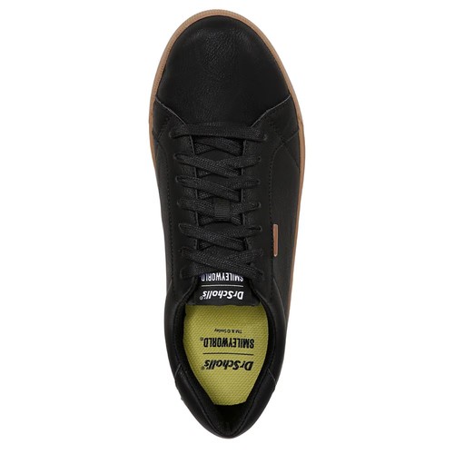 Dr. Scholl's X SMILEYWORLD Men's Time Off Lace Up Sneaker Black/Gum 9M - Bild 4 von 5