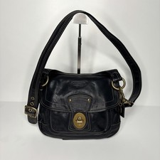 Coach Hippie Shoulder Bag 10325 Black Leather Crossbody 65th Anniversary Legacy 