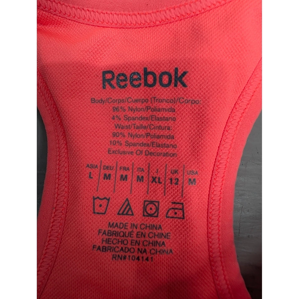 Sujetador deportivo Reebok sin costuras espalda deportiva entrenamiento yoga gimnasio ropa deportiva para mujer talla M Foto 2 de 4