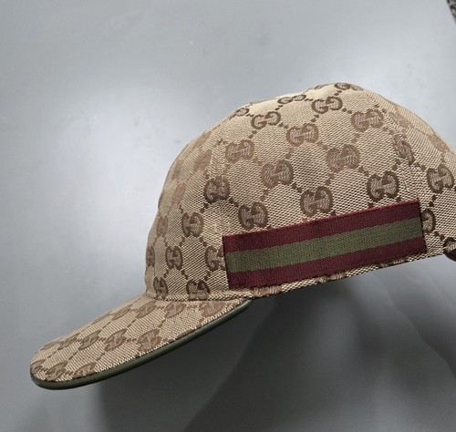 Gucci Beige Monogram Cap (Size M) - Picture 3 of 9