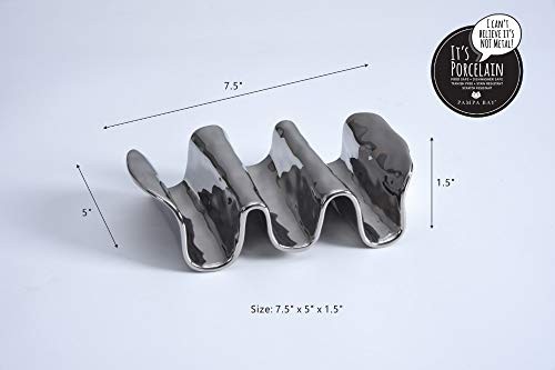 Porcelain Taco Holder, White (1) - Picture 2 of 5
