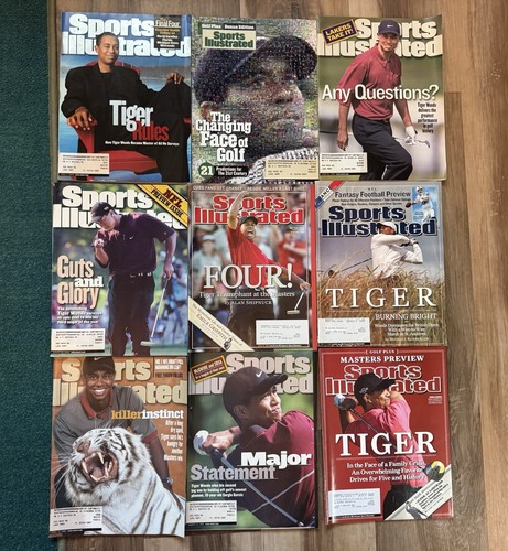 Sports Illustrated October 28, 1996 Tiger Woods First Cover Bundle VG - Picture 2 of 10