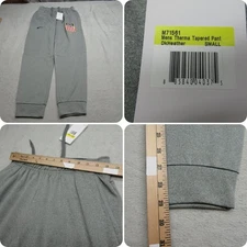 Nike Sweat Pants Men Small Gray Therma Tapered Athletic Training UAS 26X29 NEW