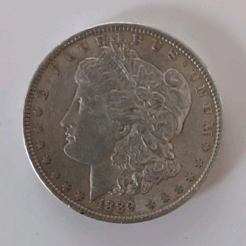 1889 Morgan Silver Dollar $1 Circulated US Coin .900 Fine Silver