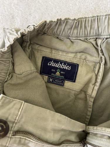 Pantalones Cortos Elásticos 2 Chubbies 4 Pulgadas Hoochie Daddy Talla Mediana Gris Caqui - Imagen 7 de 9