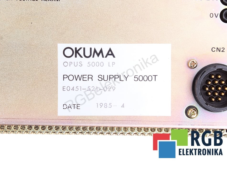 OKUMA E0451-521-029 E0451521029 OPUS 5000 LP OPUS 5000 LP
