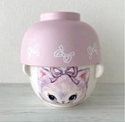 New Swimmer Soup Bowl and Tea Bowl Set Cammy Cat From Japan Heisei Retro