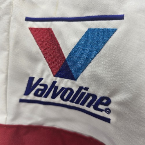 Valvoline Racing Bomberjacke Herren Large Vintage Rot Weiß Blau Made in USA - Bild 7 von 15