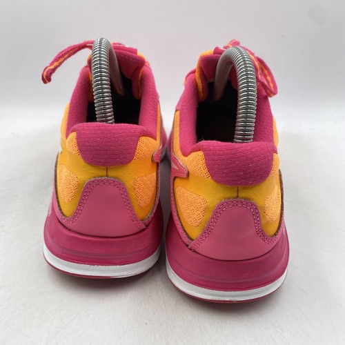 Nike Dual Fusion X Pink Orange Turnschuhe Größe UK 5,5 Damen Strick Fitness Laufen Yoga - Bild 5 von 8