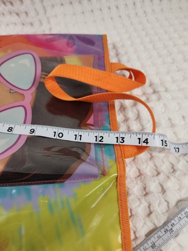 Nickelodeon Dora the Explorer Beach Tote Pink Vinyl Y2k Towel Holder Sunglasses - Picture 5 of 6