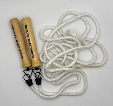 Golds Gym 9' Jump Rope, Natural Wood Handles
