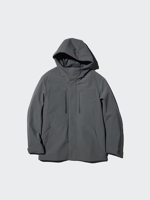 UNIQLO Hybrid Down Parka Dark Gray 482992 Water-repellent Unisex