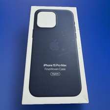 NIB GENUINE Apple Silicone Case w/ Magsafe iPhone 15 Pro Max 6.7" Pacific Blue